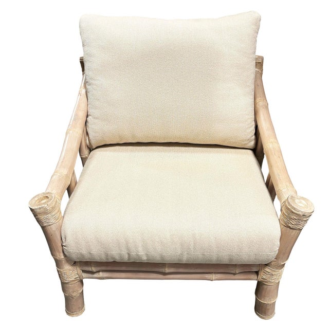 1980s Miami Coastal Elephant Bamboo Pole Sofa & Lounge Chair Living Room Set For Sale - Image 9 of 18