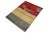 Shabby Chic Modern Balochi Red/Blue Wool Rug - 3'0''x4'11'' For Sale - Image 3 of 11