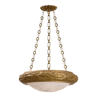 Paul Ferrante "Band of Gold" Chandelier For Sale