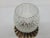 Metal Vintage Mid-Century 1970s Halo Lighting Bronze & Glass Flush Mount Ceiling Fixture For Sale - Image 7 of 14
