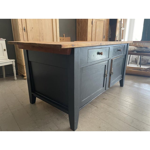 Large Brown and Grey Chest of Drawers For Sale - Image 5 of 16