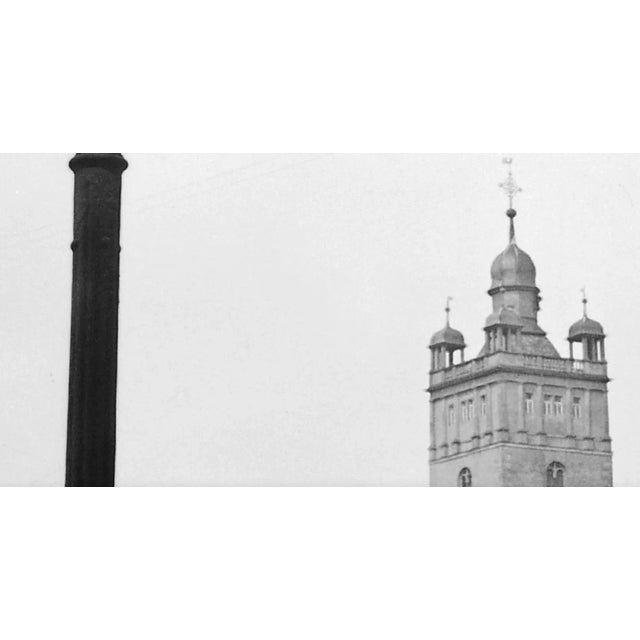 Traditional Street Scene Darmstadt View to Stadtkirche Church, Germany, 1938, Printed 2021 For Sale - Image 3 of 5