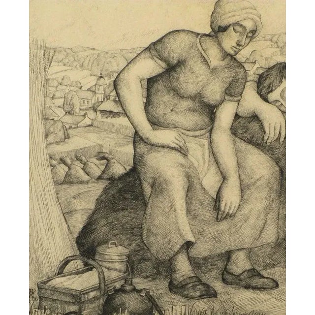 1950s Chalcographie Engraving Issued by the Louvre For Sale - Image 5 of 9