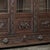 19th Century Renaissance Revival Hand-Carved Oak Triple Bookcase For Sale - Image 9 of 18