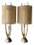 Pair of Mid Century Modern 'Cactus' Table Lamps | in the Style of Modeline Lamps For Sale