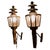 Brown French Brass Carriage Lamps, Set of 2 For Sale - Image 8 of 8