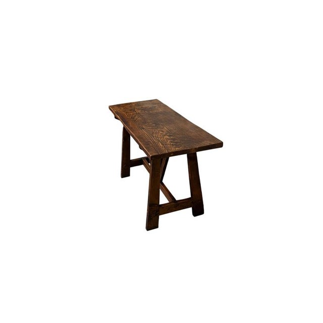 Rustic 19th Century Fir Wood Refectory Table For Sale - Image 3 of 7