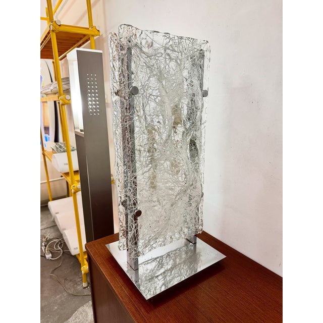 Sculptural Lamp by Toni Zuccheri for Mazzega, 1970s For Sale - Image 8 of 14