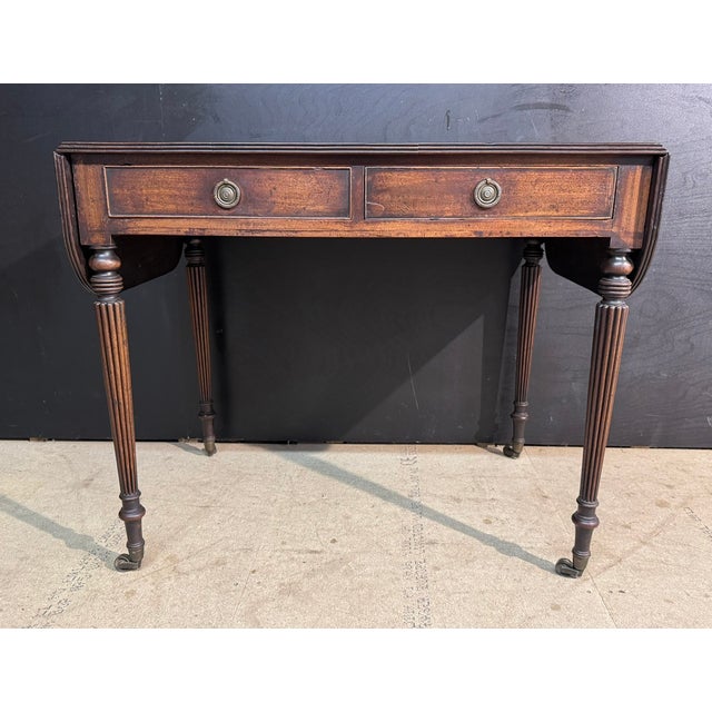 Georgian Sofa Table in the style of Gillows, 1820 For Sale - Image 3 of 18