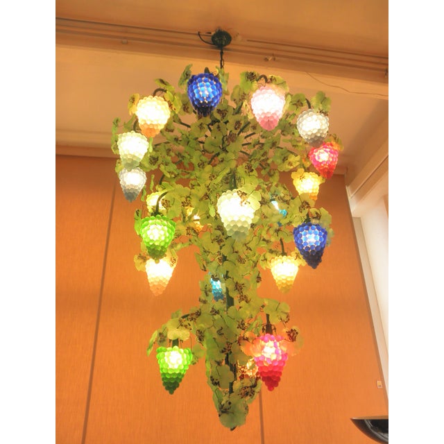 Murano Glass 21-Branch Chandelier from Cesare Toso, 1970s For Sale - Image 6 of 10