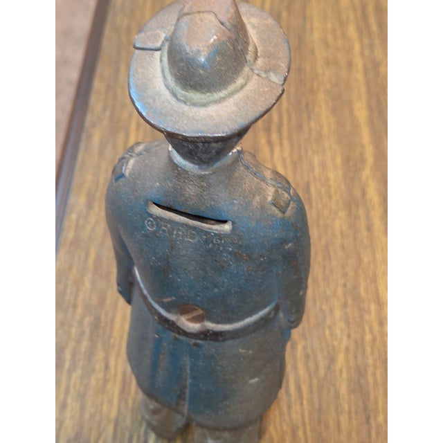 Metal Limited Edition Reproduction of a Civil War Sculpture Bank For Sale - Image 7 of 7