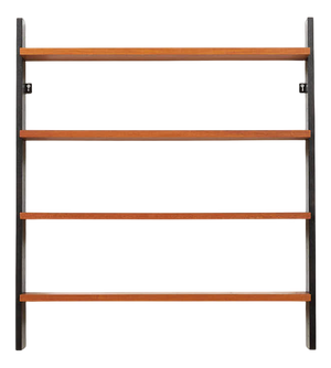 Wall Shelf in Teak by Dieter Waeckerlin for Idealheim, 1955