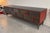 1990s Custom 11 Drawer Credenza in Red with Brushed Steel Doors and Black Glass Top For Sale - Image 12 of 17