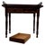 19th Century Antique Victorian Mahogany Writing Table For Sale - Image 3 of 12