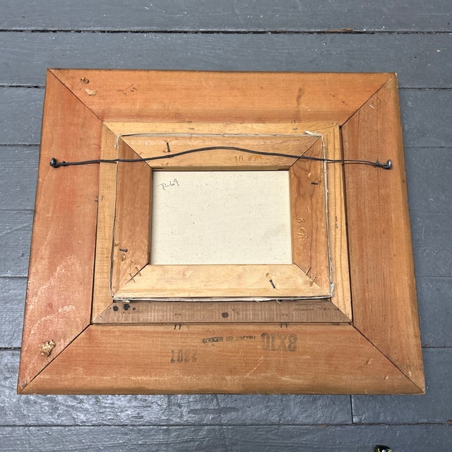 1970’s Original Impressionist Farm Landscape Painting For Sale - Image 4 of 4