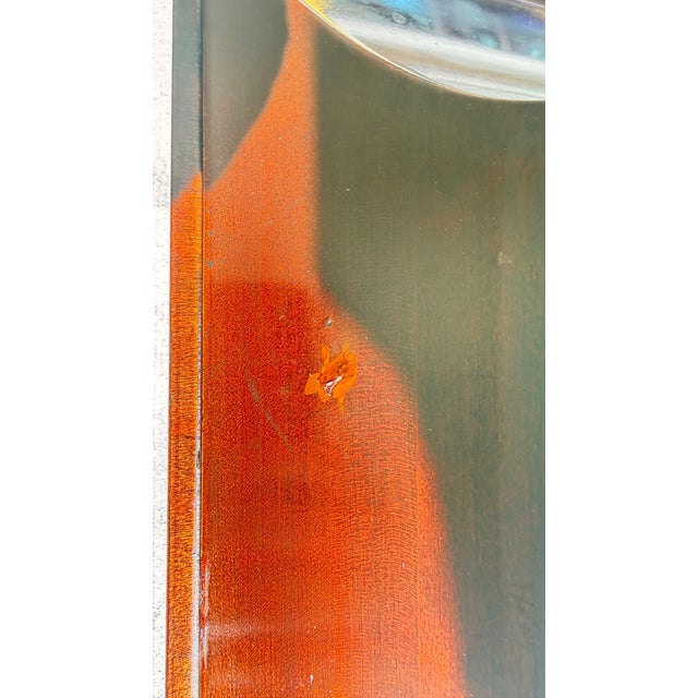 Late 20th Century Baker Furniture Mahogany Two-Tier Coffee Table With Flame Veneer Top & Fluted Columns For Sale - Image 9 of 15