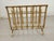 Vintage Gold Magazine Rack, 1970s For Sale - Image 6 of 11