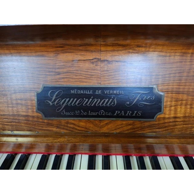 Art Nouveau Upright Piano from P. Charuis, 1900s For Sale - Image 11 of 14