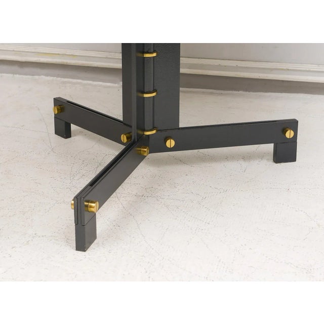 Bespoke Ebonized Circular Table For Sale - Image 10 of 12