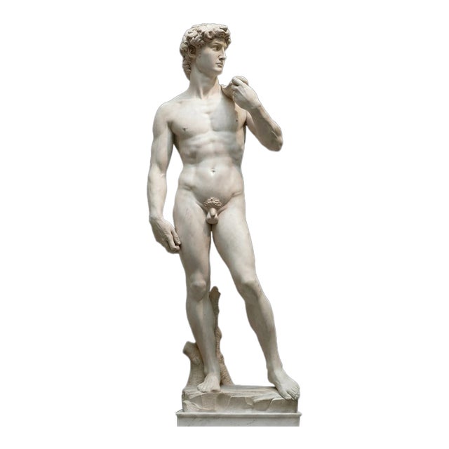 David – Classical Marble Statue For Sale