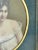 Wood Late 19th Century Antique Miniature Portrait Painting of Victorian Woman – Signed A. Corsi Lalli For Sale - Image 7 of 12
