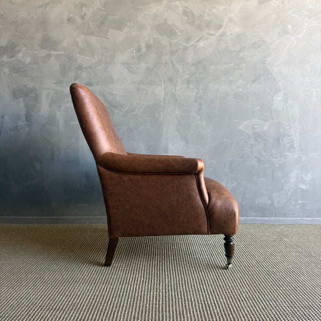 French Alma Chair - Leather For Sale - Image 3 of 8