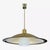 Large Scandinavian Semi Pendant Light in Brass For Sale - Image 17 of 17