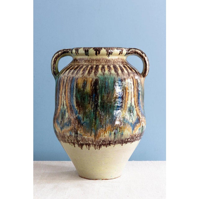 Nabeul Double-Handled Jar from Pierre De Verclos, 1930 For Sale - Image 10 of 10
