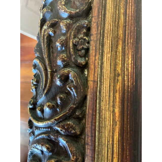 Mid 20th Century Vintage j.a. Olson Oval Mirror For Sale - Image 5 of 10