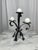 Brutalist Wrought Iron Candlesticks, 1950s, Set of 2 For Sale - Image 7 of 9