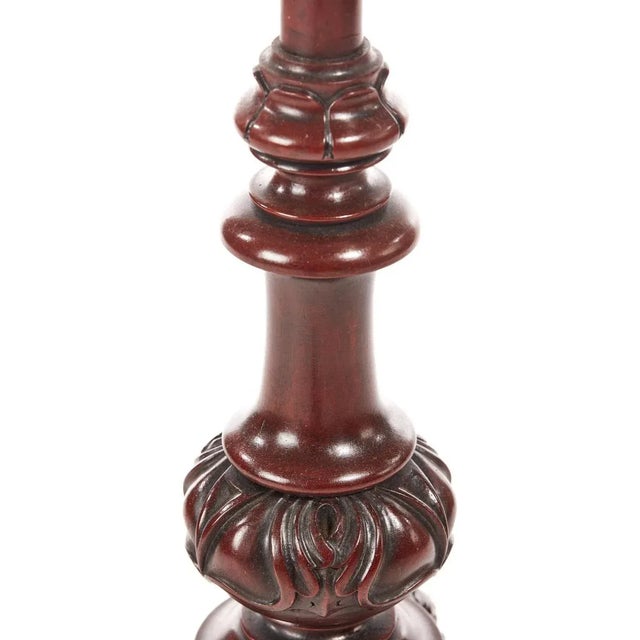 Victorian Mahogany Pole Screen For Sale - Image 3 of 11