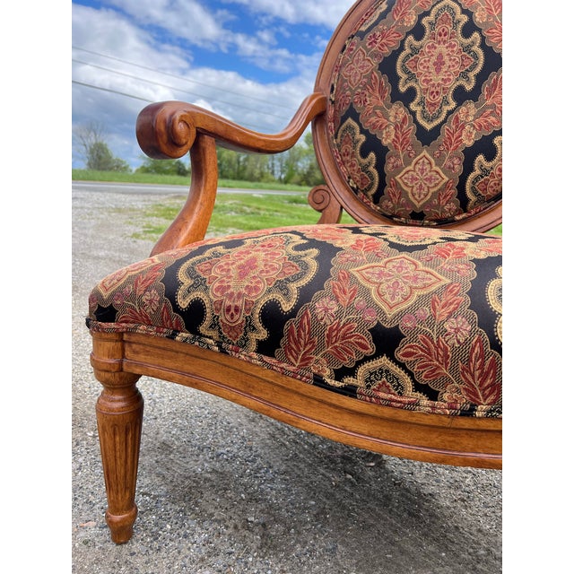 Fairfield Louis XVI Style Oval Back Armchairs - A Pair For Sale In New York - Image 6 of 11