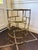 Gilt Bamboo Accent Table For Sale - Image 4 of 5