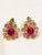 Bochic "Orient" Ruby & Multi Color Tourmalines Earrings Set 18K Gold & Silver For Sale In New York - Image 6 of 18
