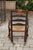 English 1800s Georgian Period Plum Wood Child's Rocking Chair with Rush Seat For Sale In Atlanta - Image 6 of 11