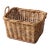 Vintage Woven Storage Basket For Sale