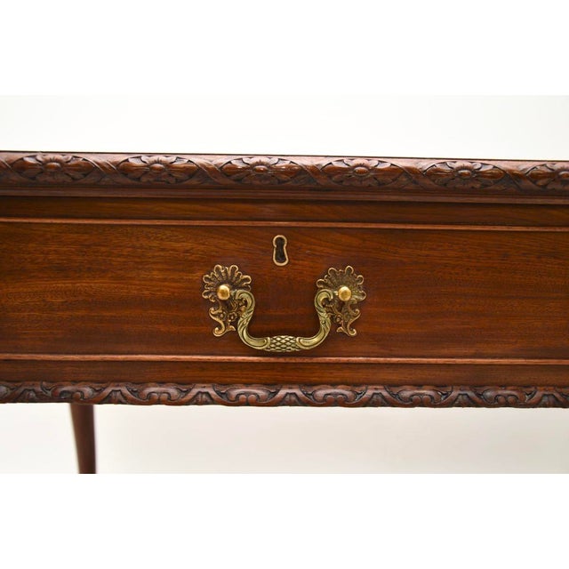 Antique Chippendale Revival Desk from Gillows, 1890s For Sale - Image 14 of 16