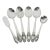 1937 First Love Hostess Set of Serving Utensils Spoons Slotted Sugar Butter Knife - 6 Piece For Sale