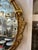 Vintage Gold Leaf Carved Wood Oval Wall Mirror For Sale - Image 4 of 15