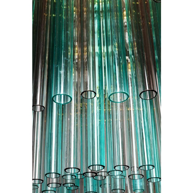 1960s Vintage Italian Glass Chandelier by Venini, 1964 For Sale - Image 5 of 14