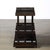 Art Deco Art Deco Rectilinear Swooping Three Tier Walnut Offset Side Table W/ Plinth Base For Sale - Image 3 of 15