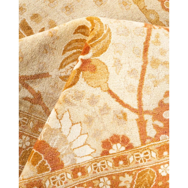 Textile Mogul, One-of-a-Kind Hand-Knotted Area Rug in Ivory, 8' 2" x 10' 3" For Sale - Image 7 of 8