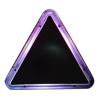 Vintage Italian Triangular Lamp, 1990s For Sale