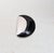 Black Vintage 1980s Signed Monet Rhodium Plated Black Enamel Brooch For Sale - Image 8 of 9