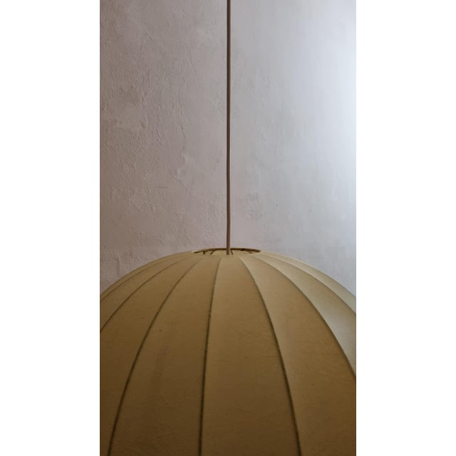 Large Cocoon Pendant Lamp, 1960s For Sale - Image 4 of 7