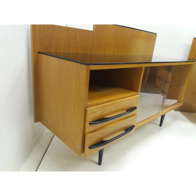 Wood Sideboard by Mojmir Pozar, Czechoslovakia, 1960s For Sale - Image 7 of 13