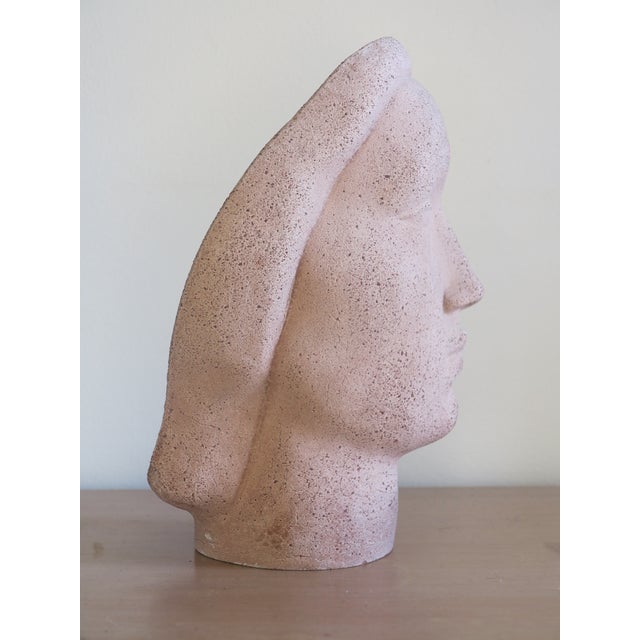 1930s Oronzio Maldarelli for Robinson Galleries Art Deco Head Sculpture