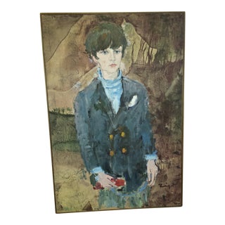 1966 Riju "London Private School" Portrait For Sale