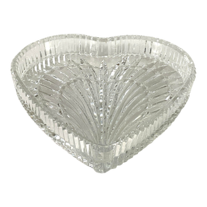 Waterford, Crystal of Ireland Large Heart Shaped – Candy/Nut Dish