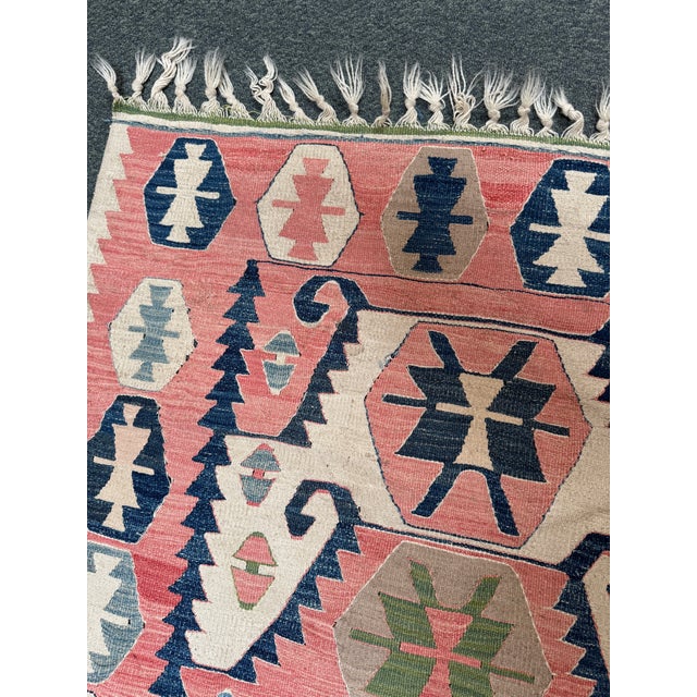 3ft 7in × 5ft Turkish Kilim Rug, Vintage For Sale In San Francisco - Image 6 of 12